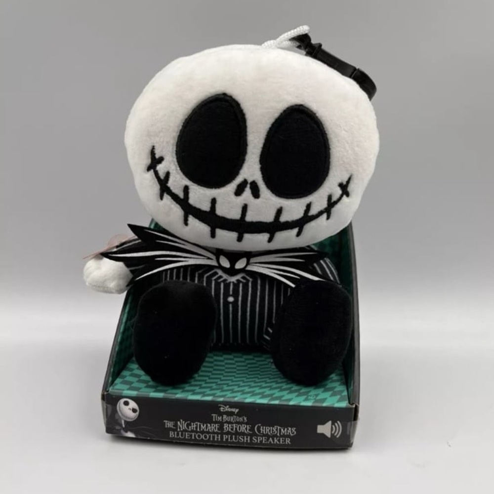 Disney Tim Burton's Nightmare Before Christmas Plush Speaker - Black and White